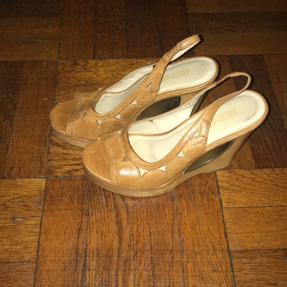 Beige Wedges - Picture 2 of 3
